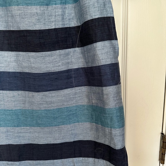 NWOT Nuthatch classic with a twist front placket striped linen dress - Picture 2 of 8